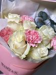 Букет конверт с розами