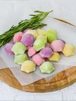 Пельмени детские цветные из куриного филе и свинины