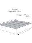 МС Мори Кровать КРМ 1600.1/1 (МП/2)