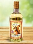 НАКЛЕЙКА НА БУТЫЛКУ "ВОДКА БЕЛОЧКА"