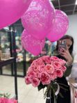 Букет пионовидных роз