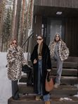 Бомбер из экомеха рыси
