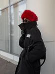 Куртка зимняя в длине макси