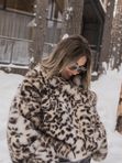 Бомбер из экомеха рыси