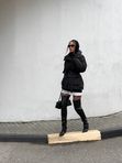 Куртка зимняя с высоким воротником-стойкой