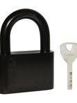 Замок навесной PL-WEATHER-1570 Black 4 fin key диск. (Фуаро)
