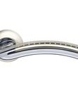 Ручка раздельная R.LD54.Libra26 SN/CP-3 матовый никель/хром (квадрат 140мм) Armadillo