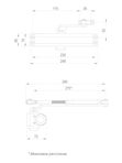 Доводчик дверной DC20-6W BR до 160 кг (коричневый) (Фуаро)