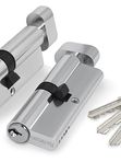 Цилиндр с вертушкой 100 ZM/70 (30+10+30) CP хром 5Key (Фуаро)