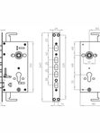 Корпус врезного замка без ц/механизма CH-09CT (Аякс)