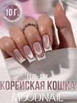 Гель лак кошачий глаз шелк