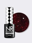 NR-431 Perfect red гель-лак, Мерцающий бордовый циркон (10 мл)