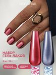 Набор гель лаков кошачий глаз шелковая
