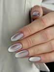 Гель лак кошачий глаз шелк