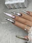 Гель лак для ногтей кошачий глаз набор "Селена", 4шт