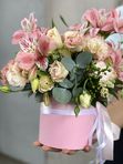 Alstroemeria and Eustoma in the box