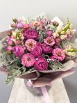 Mixed bouquet with zinnia