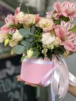 Alstroemeria and Eustoma in the box