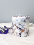 Botanical lilac candle