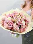 A mix of eustoma and alstroemeria