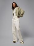 Hanorac Jordan Flight Fleece Cropped Satin-Lined