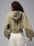 Hanorac Jordan Flight Fleece Cropped Satin-Lined