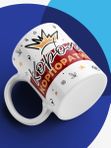 Кружка с принтом "Король корпоратива"