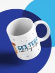 Кружка с принтом "Без тебя, как без кофе"