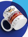 Кружка с принтом "Легенда корпоратива"