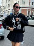 Бомбер в стиле Oversize