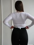 Лонгслив Wrap Easy, белый