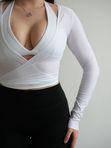 Лонгслив Wrap Easy, белый