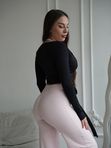 Лонгслив Wrap Easy, черный