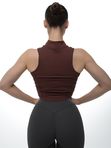 Топ жилет Flair fit, коричневый