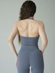 Топ Aria neck, голубой, L