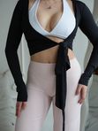 Лонгслив Wrap Easy, черный