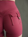 Шорты Push Up Pocket, красный