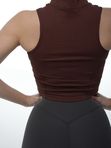 Топ жилет Flair fit, коричневый