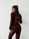 Комплект Pilates, коричневый S