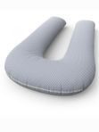 Подушка для беременных форма "U" на всё тело с наволочкой 350 см., Modern grey