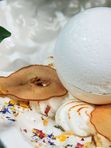 Меренговая жемчужина с сыром горгонзола