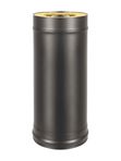 Сэндвич-труба BLACK (AISI 430) L-1м.