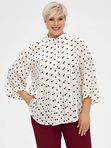 Блузка принт горох