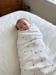 Большая муслиновая пеленка 100х100 см