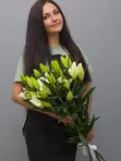 Букет из 9 лилий