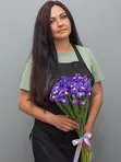 Букет из 15 ирисов