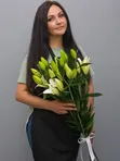 Букет из 5 лилий