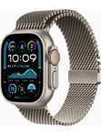 Apple Watch Ultra 2 (2024) 49mm Natural Titanium Case with Natural Titanium Milanese Loop M
