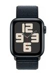 Apple Watch SE 2 2024 44mm Midnight Aluminum Case with Ink Sport Loop