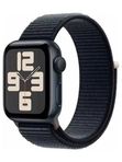 Apple Watch SE 2 2024 44mm Midnight Aluminum Case with Ink Sport Loop
